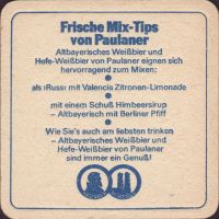 Beer coaster paulaner-172-zadek