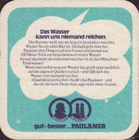 Beer coaster paulaner-176-zadek