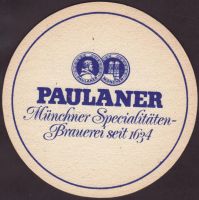 Beer coaster paulaner-180