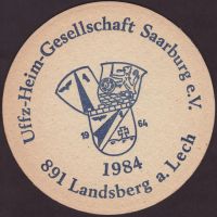 Beer coaster paulaner-181-zadek