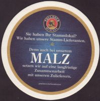 Beer coaster paulaner-193-zadek