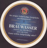 Beer coaster paulaner-194-zadek