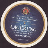 Beer coaster paulaner-195-zadek-small