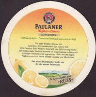 Beer coaster paulaner-197-zadek