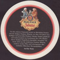 Beer coaster paulaner-205-zadek-small