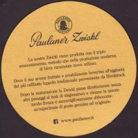 Beer coaster paulaner-209-zadek