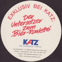 Beer coaster paulaner-210-zadek