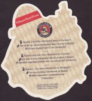 Beer coaster paulaner-220-zadek