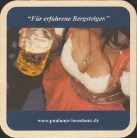 Beer coaster paulaner-234-zadek