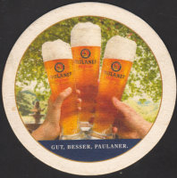 Beer coaster paulaner-236-zadek-small