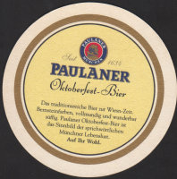Beer coaster paulaner-237-zadek