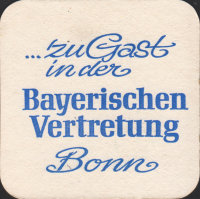 Beer coaster paulaner-240-zadek