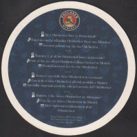 Beer coaster paulaner-243-zadek