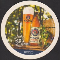 Beer coaster paulaner-247-zadek