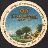 Beer coaster paulaner-277-zadek-small