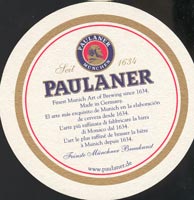 Beer coaster paulaner-4-zadek