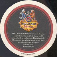 Beer coaster paulaner-41-zadek