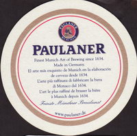 Beer coaster paulaner-48-zadek-small