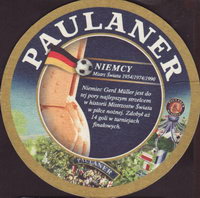 Beer coaster paulaner-56-zadek