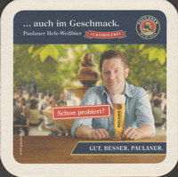 Beer coaster paulaner-62-zadek-small