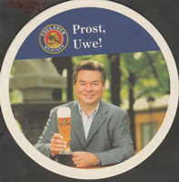 Beer coaster paulaner-63-zadek