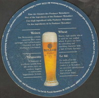 Beer coaster paulaner-74-zadek