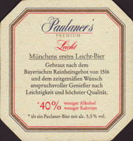 Beer coaster paulaner-84-zadek