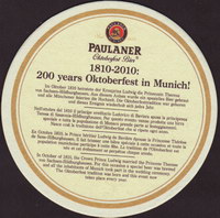 Beer coaster paulaner-86-zadek-small