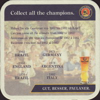 Beer coaster paulaner-87-zadek-small