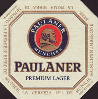 Beer coaster paulaner-89-oboje