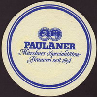 Beer coaster paulaner-9-zadek