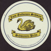 Beer coaster paulaner-90-zadek-small