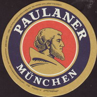 Beer coaster paulaner-97-zadek