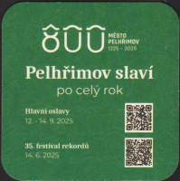 Beer coaster pelhrimov-27-zadek-small