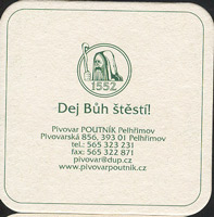 Beer coaster pelhrimov-3-zadek