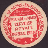 Beer coaster pelican-de-mons-en-baroeul-1