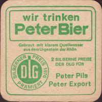 Pivní tácek peter-6-zadek