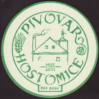 Beer coaster pivovar-hostomice-pod-brdy-1