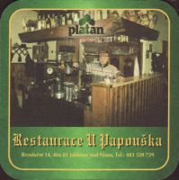 Beer coaster platan-58-zadek