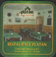 Pivní tácek platan-85-zadek