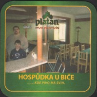 Beer coaster platan-87-zadek