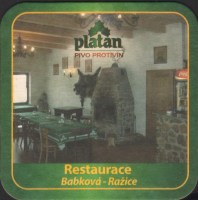 Beer coaster platan-89-zadek
