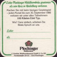 Beer coaster plochinger-16-zadek