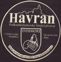 Beer coaster podkunetickohorsky-letajici-pivovar-havran-2