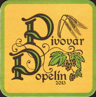 Beer coaster popelin-2-zadek