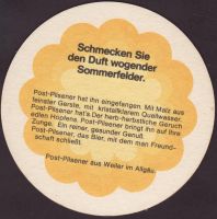 Beer coaster post-brauerei-weiler-5-zadek-small