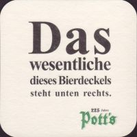 Beer coaster potts-brauerei-15-zadek-small