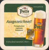 Beer coaster potts-brauerei-17-zadek