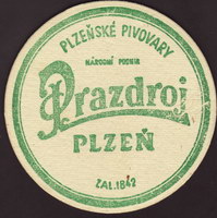 Beer coaster prazdroj-181-oboje