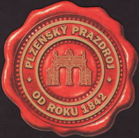 Beer coaster prazdroj-195